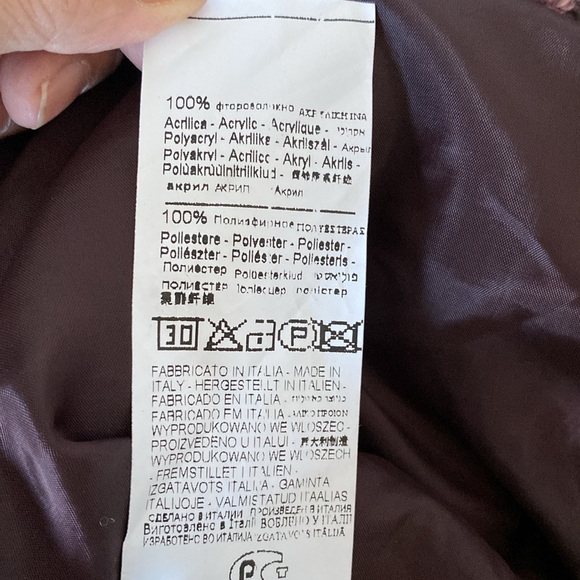 Rinascimento boiled acrylic blazer sweater! Business, classic, office! Size M - Picture 10 of 16